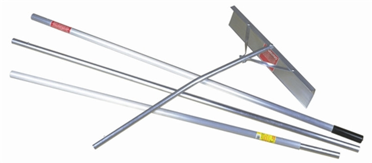 MR96022 16’ 3 Section Roof Rake. Picture Shown With 5' Extension Handle Not Included