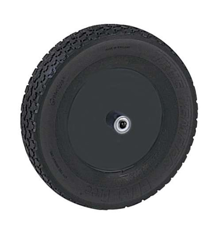 MA30047 4.80 / 4.00 - 8” Flat Free Wheelbarrow Tire - Black Knobby