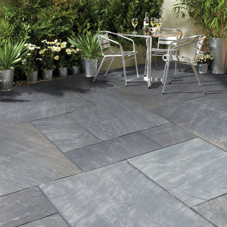 Natural Stone Pavers - Premia Collection - Cloudy Black