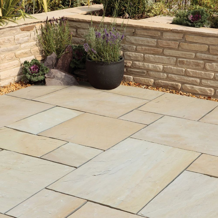 Natural Stone Pavers - Premia Collection - Sunset Buff