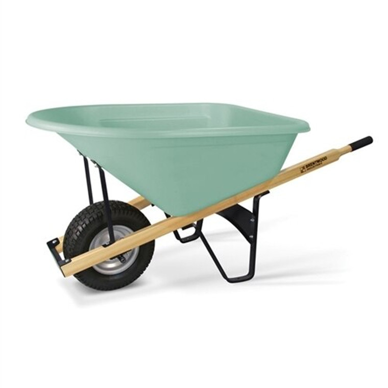 Brentwood Wheelbarrow 8 cube Double Turf Tire