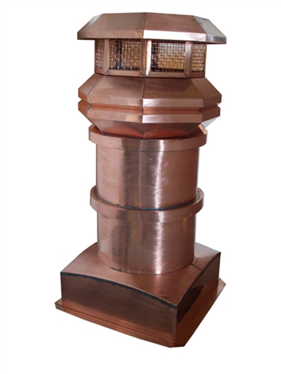 Provencial Copper Chimney Pot