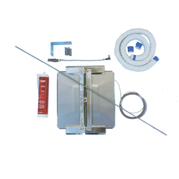 Universal Chimney Cover Damper Kit