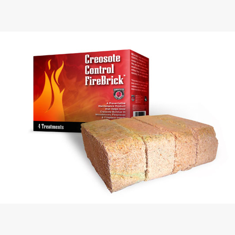 Creosote Control Brick – 4 Treatment Pack