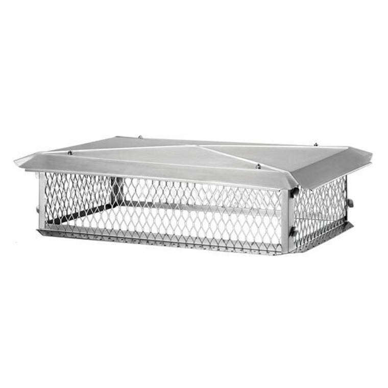 BigTop Multi-Flue Chimney Cover | Stainless Steel | 10″ Height