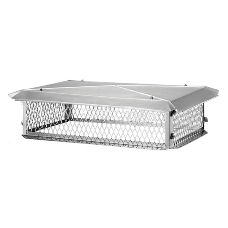 BigTop Multi-Flue Chimney Cover | Stainless Steel | 14″ Height