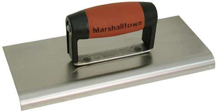 MT192SSD Marshalltown 10 x 4 SS Edger-Straight Ends-1/2" Radius, 5/8" Lip-DuraSoft® Handle