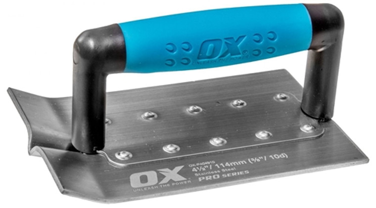 OXP404910 OX 4 1/2" X 7" MED SS GROOVER 3/8" D