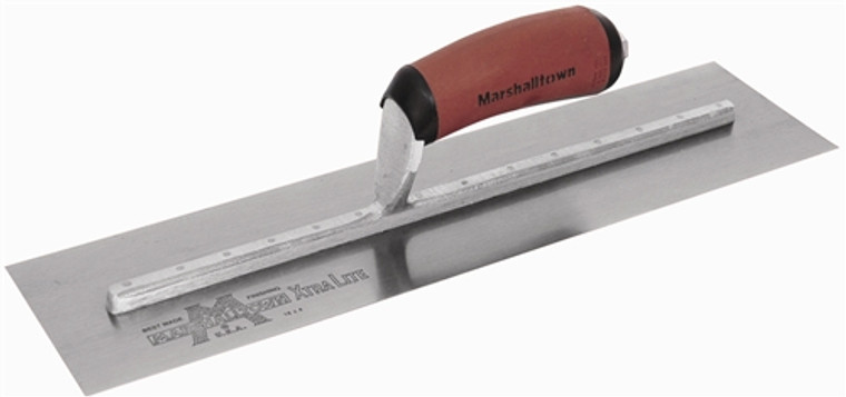 MTMXS245 Marshalltown 24 X 5 Finishing Trowel w/ Curved Wood Handle