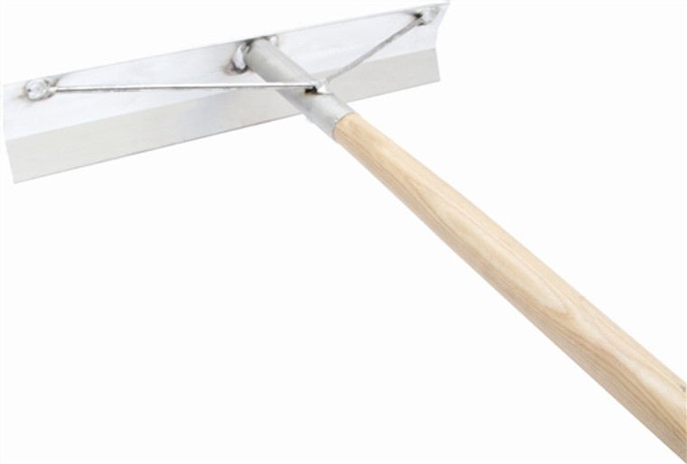 CF700561 Alum Econo Pull Crete 20" x 4" With Brace and 60" Wood Handle