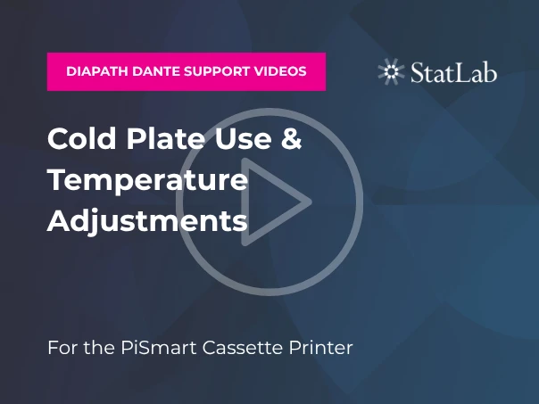 Dante: Cold Plate Use & Adjustments