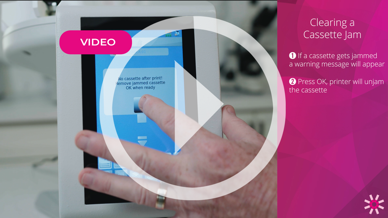 Clearing a Cassette Jam