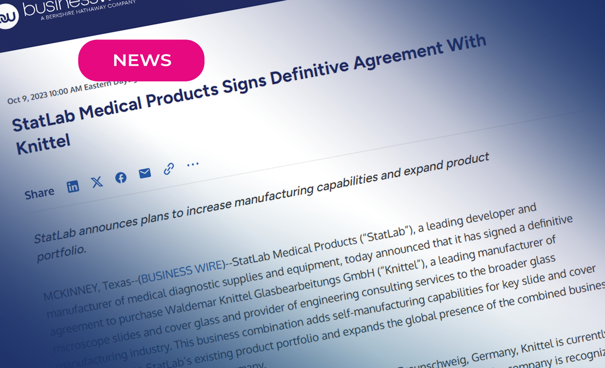 StatLab Medical Products signs definitive agreement with Knittel.