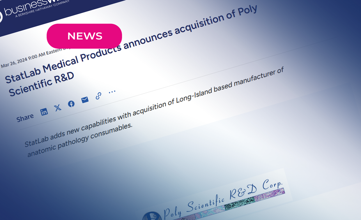 StatLab Medical Products announces acquisition of Poly Scientific R&D.