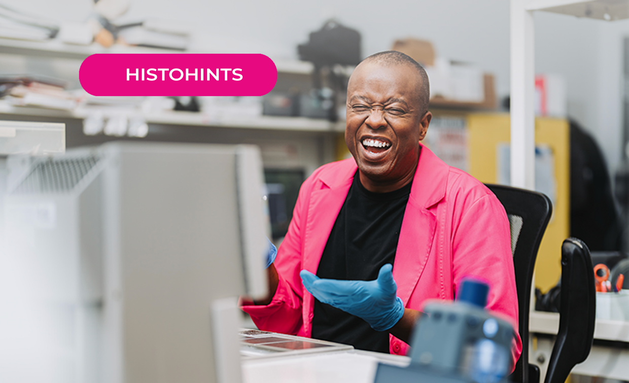 Spill response in the histology lab.