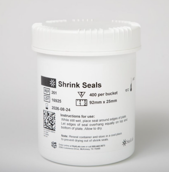 Petri Dish Shrink Seals, 400 seals/pkg