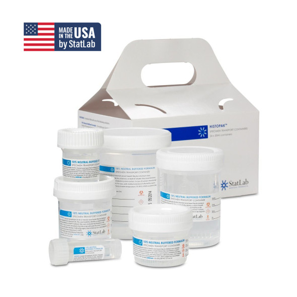 Formalin Prefill Jars NBF StatClick Small Sizes