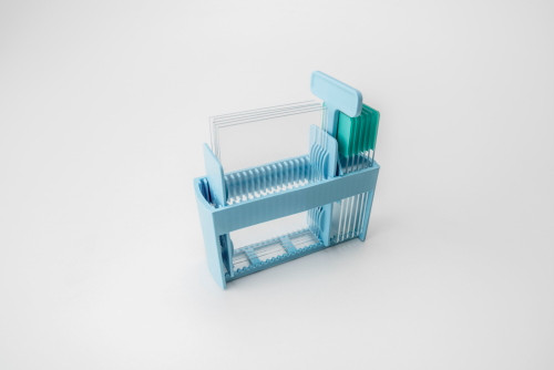 Set for histology and cytology with 12 dishes