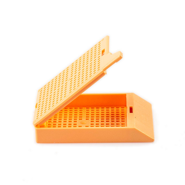 Biopsy Casettes, Lids Attached, Bulk, Peach, 1500/cs