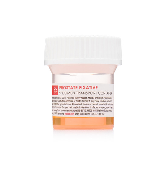 Prostate Biopsy Fixative (with Eosin) 20mL Prefills, 500/case