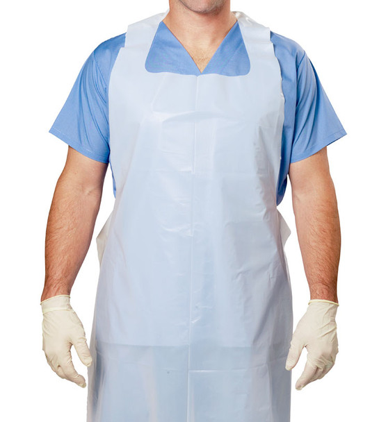 Lab Aprons (Disposable Plastic)100/bx