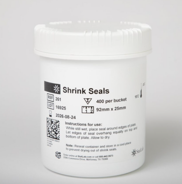Petri Dish Shrink Seals, 400 seals/pkg