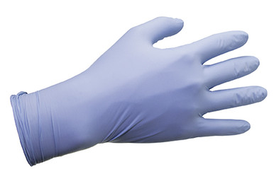 SkinShield Lavender Ultra thin Nitrile Exam Gloves, Large