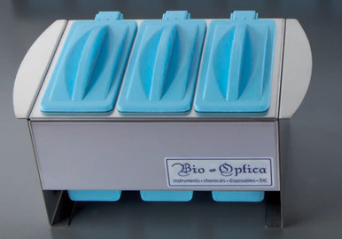 Slide staining set for histology/cytology, 3 dishes