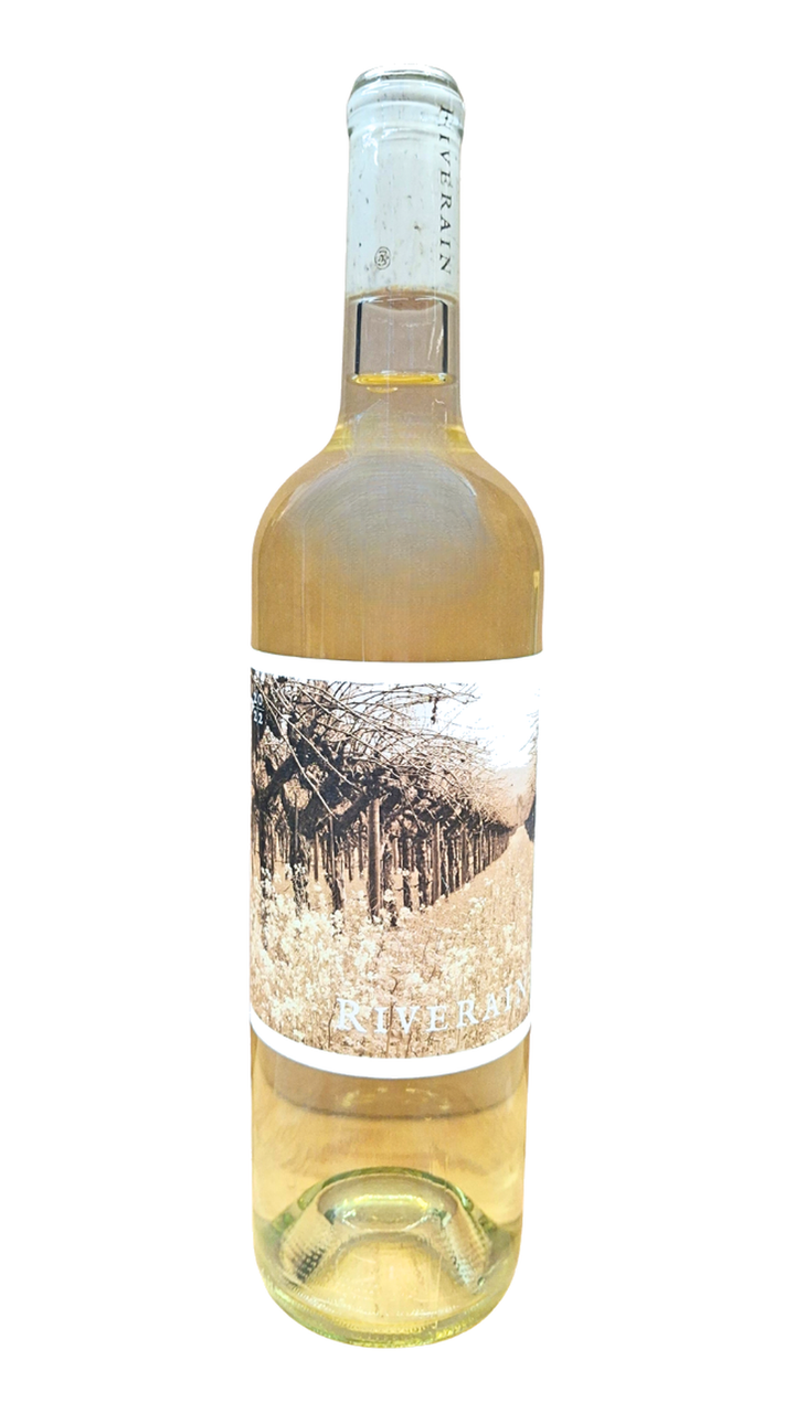 Complete bottle of 2025 Riverain Sauvignon Blanc, Yountville