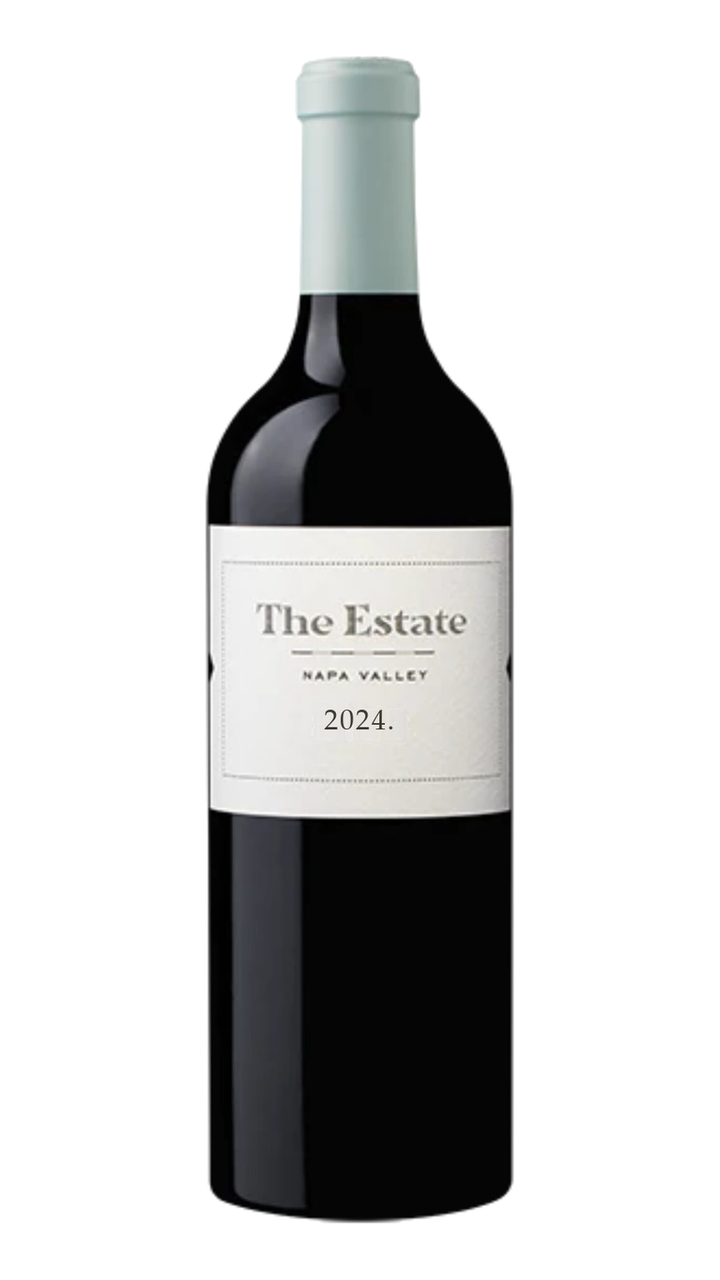Complete bottle of 2024 Matthew Wallace The Estate Cabernet Sauvignon, Napa Valley