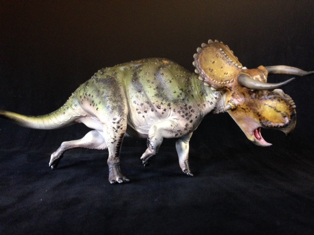 Nasutoceratops Finished Model by Dan's Dinosaurs - Dan's Dinosaurs