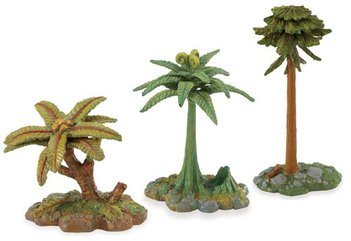 Prehistoric Landscapes Three-Pack: Cycad, Tree Fern, and Agathis Conifer by Safari