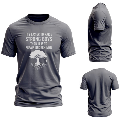 Raise Strong Boys Deep Root Hoodie – Empowerment Apparel for Fathers, Mentors & Role Models