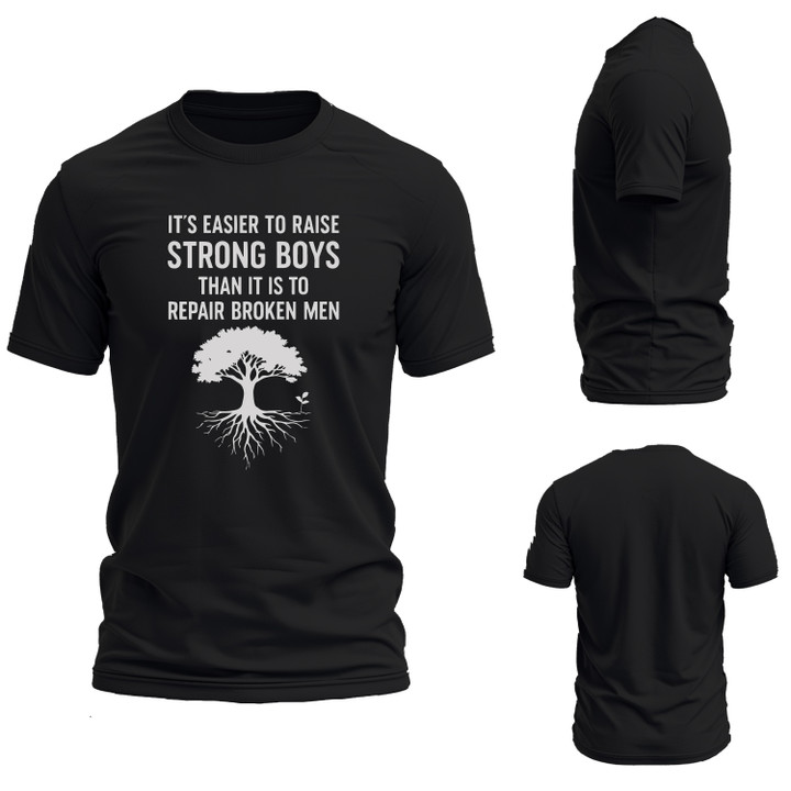 Raise Strong Boys Deep Root Hoodie – Empowerment Apparel for Fathers, Mentors & Role Models