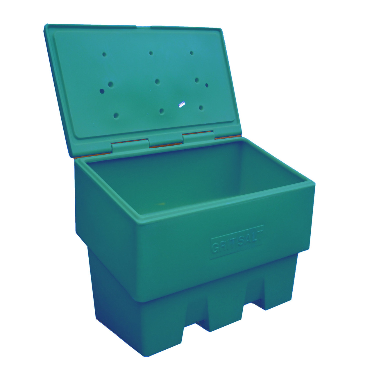 Green 400 Litre 14 Cu Ft Grit & Salt Storage Box Bin