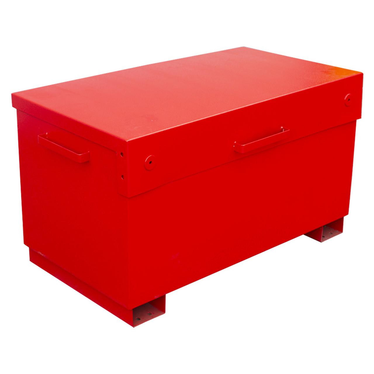 カメムシ品！200㍑ドラム缶remake3段BOX！レッド CS8 Large Lockable Chemstor Storage Box | Roadware