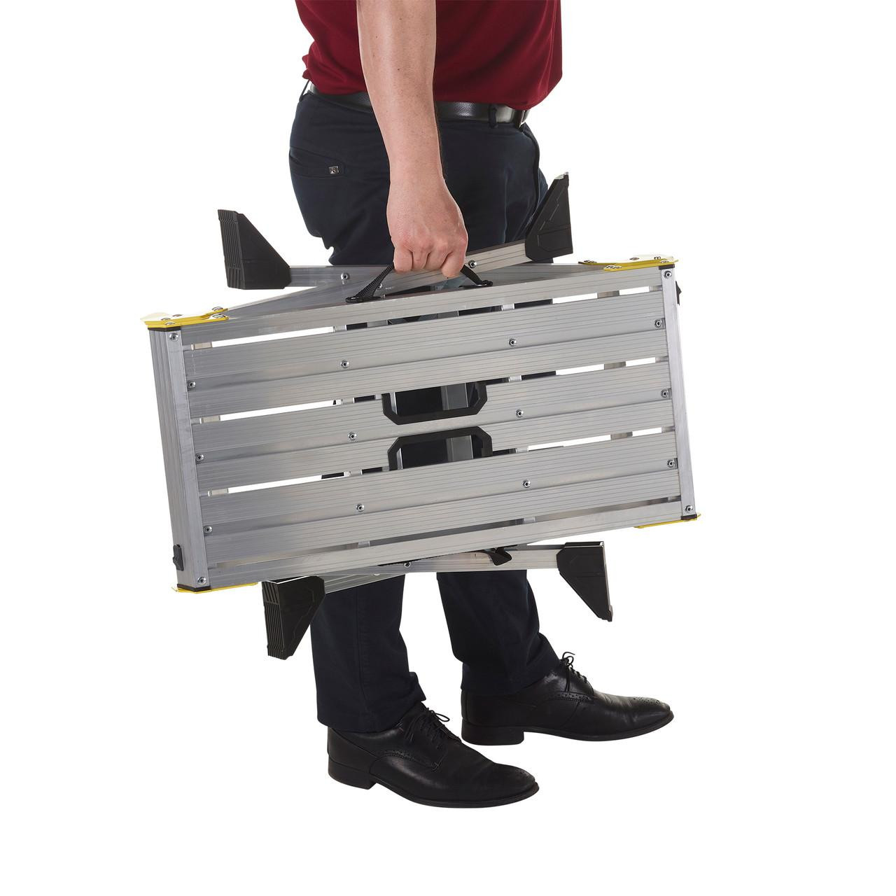 Climb-It Aluminium Folding 60/85cm Platform (150kg Load) | Roadware