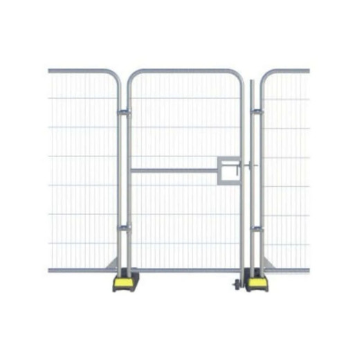 ZND Heras Mesh Pedestrian Gate - Standalone, metal walk-through safety gate with mesh panels and stand-alone design for pedestrian security.