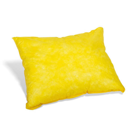 FyterTech 10 Pack 50cm x 40cm Chemical Absorbent Cushions, yellow chemical absorbent cushion for spill control.