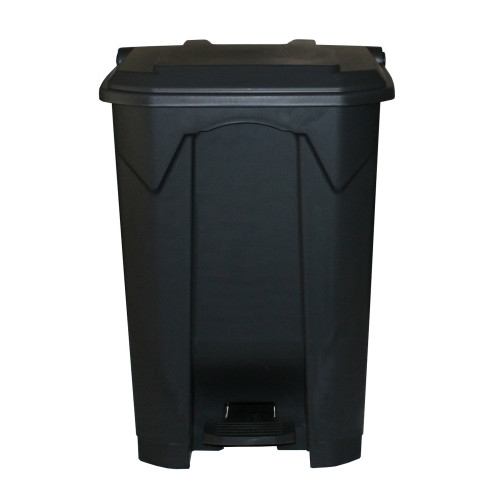 80 Litre Yellow Grey or Red Plastic Peddle Bin Lids Roadware