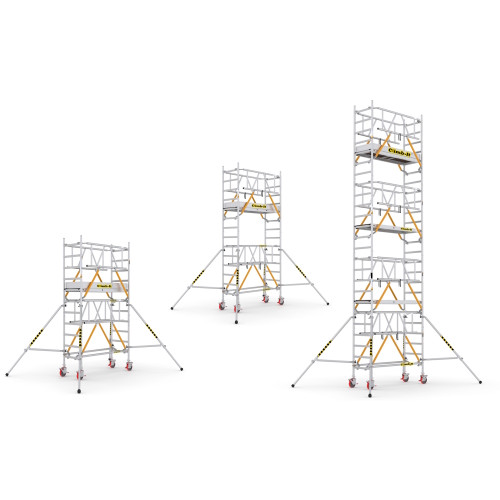 3.5 to 7.5m Climb-It Ultra Aluminium Work Platform Tower 3.5 to 7.5m Climb-It Ultra Aluminium Work Platform Tower