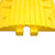 Interlocking Speed Ramp (70mm) Yellow Section, close-up view showing the textured surface and interlocking design.