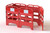 Melba Swintex 750mm Utility Manhole Barrier (3 gate), red plastic safety barriers for construction site safety and hazard demarcation.