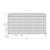 ZND 3.5 metre wide, 2 metre tall, round top anti-climb temporary heras fence panel in a weatherproof galvanised metal finish