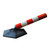 Melba Swintex Defiance Base, traffic barrier with a red and white striped pole.