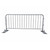 Hermq Loose Leg Metal Crowd Control Barrier 2.3 Metre, portable metal crowd barrier with sturdy base and vertical bars for crowd management and event safety.