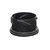 Melba Swintex Replacement Copperfield / Merlin Litter Bin Base, black plastic bin base with a circular design and a rubber ring around the bottom edge.