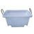 OakPlas 250 Litre LOLER Uni Crane Lift & FLT Tub, white plastic container with black handles.