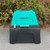 Black green lid 200 Litre heavy duty grit bin
