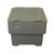 Excelsior 60 Litre 65kg Mini Grit Salt Storage Bin, grey insulated plastic container with a hinged lid for winter salt storage.